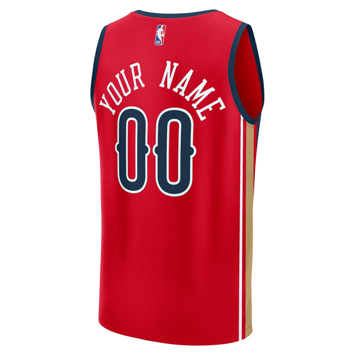 Red New Orleans Pelicans Youth Fast Break Custom Replica Jersey | NBA