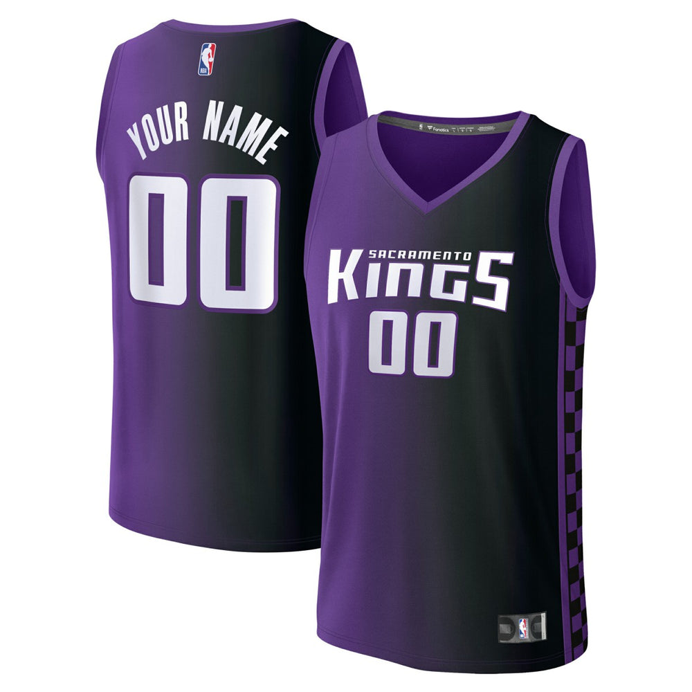 Purple Sacramento Kings Youth Fast Break Custom Replica Jersey | NBA