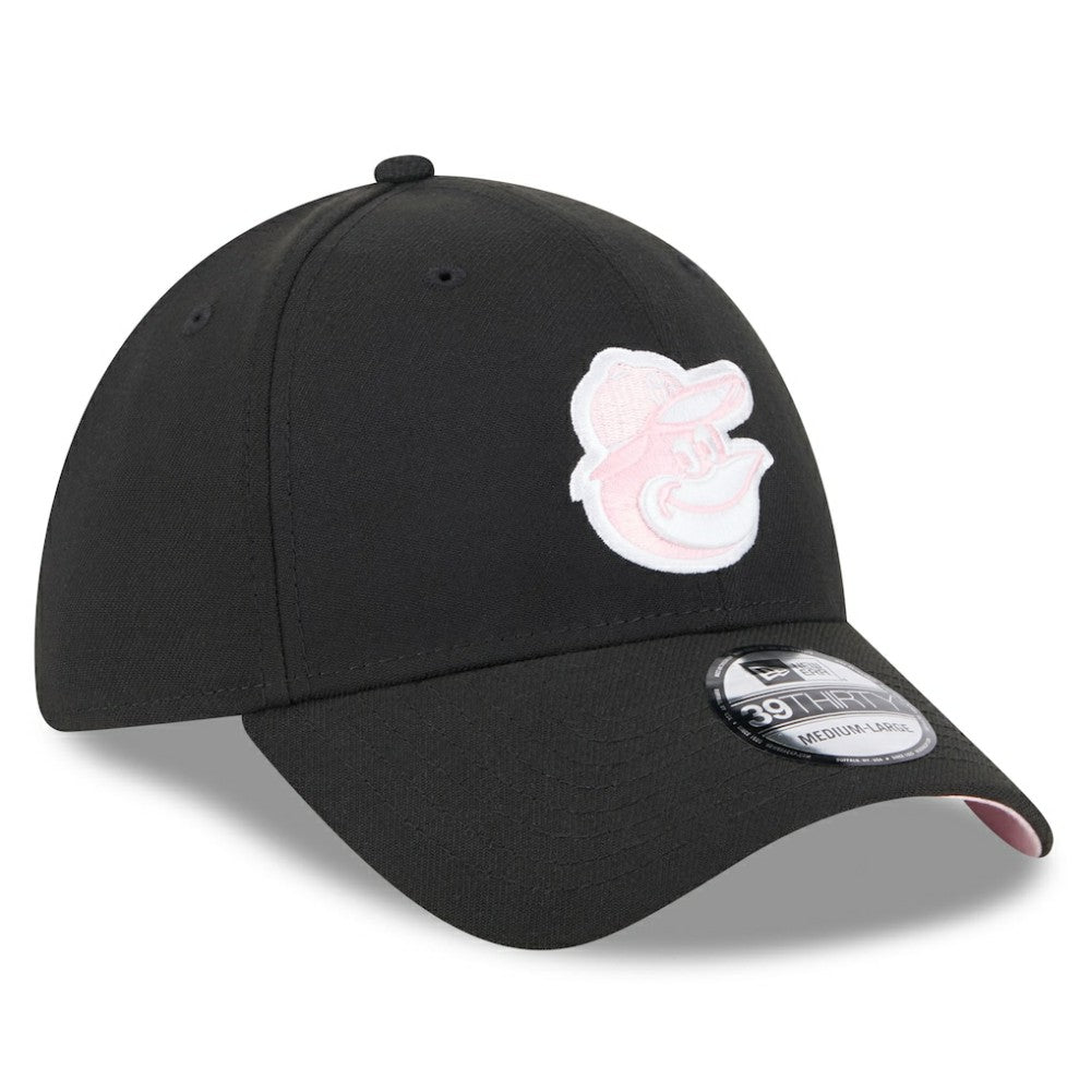 New Era  Baltimore Orioles  Black 2024 Mother's Day 39THIRTY Flex Hat - MLB Hats