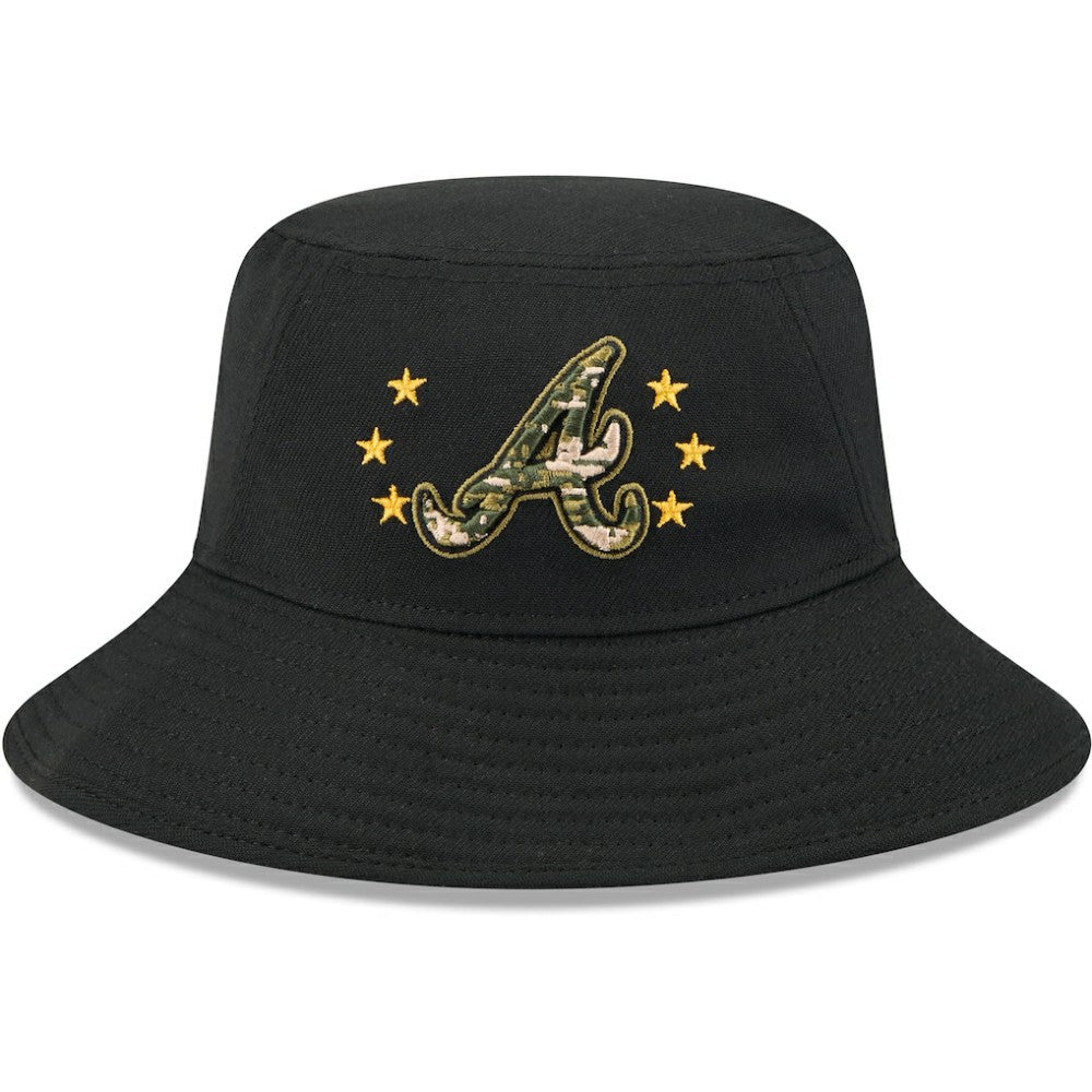 Atlanta Braves New Era 2024 Armed Forces Day Bucket Hat - MLB Hats