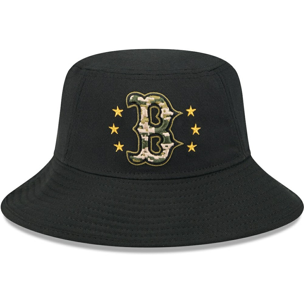 Boston Red Sox New Era 2024 Armed Forces Day Bucket Hat - MLB Hats