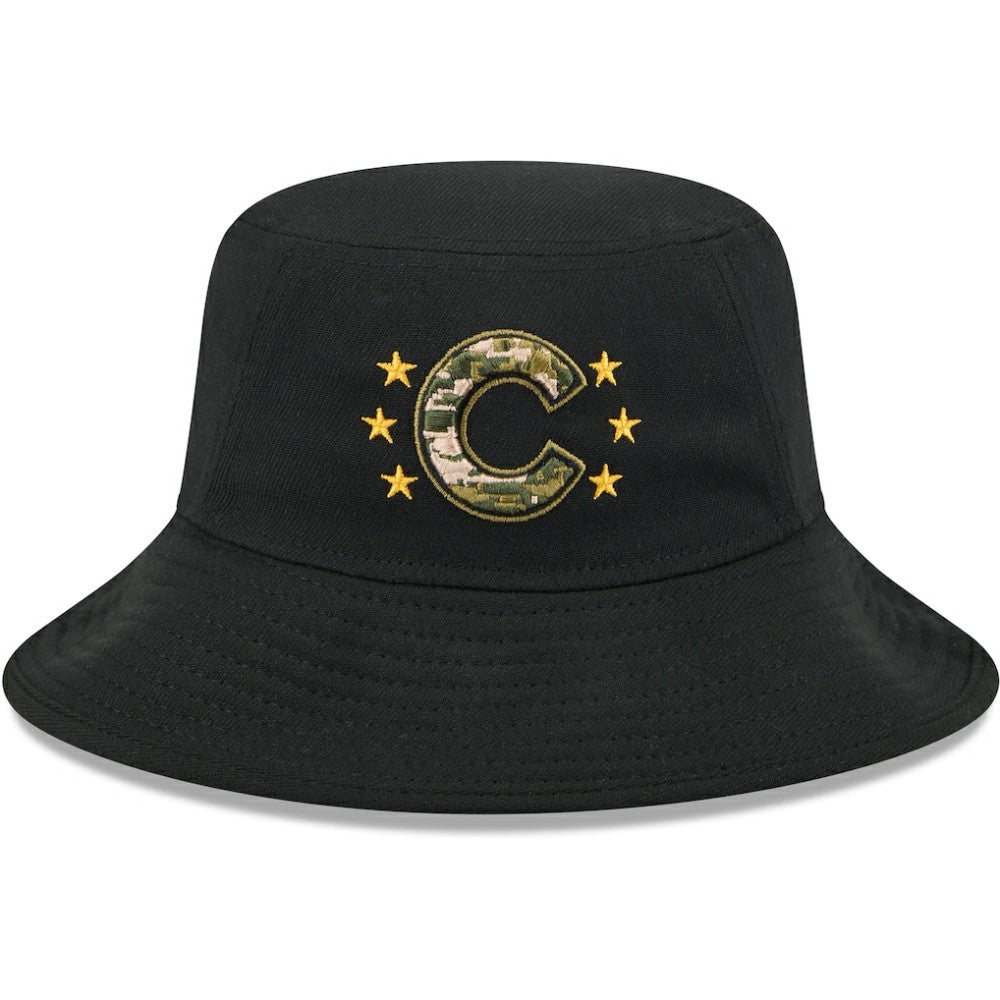 Chicago Cubs New Era 2024 Armed Forces Day Bucket Hat - MLB Hats