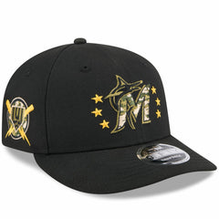 Miami Marlins New Era 2024 Armed Forces Day Low Profile 9FIFTY Snapback Hat - MLB Hats