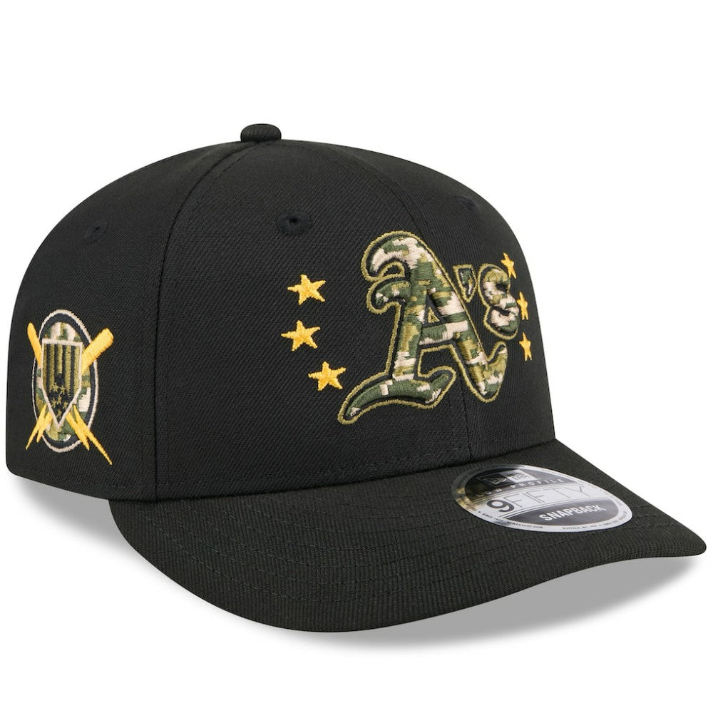 Athletics New Era 2024 Armed Forces Day Low Profile 9FIFTY Snapback Hat - MLB Hats