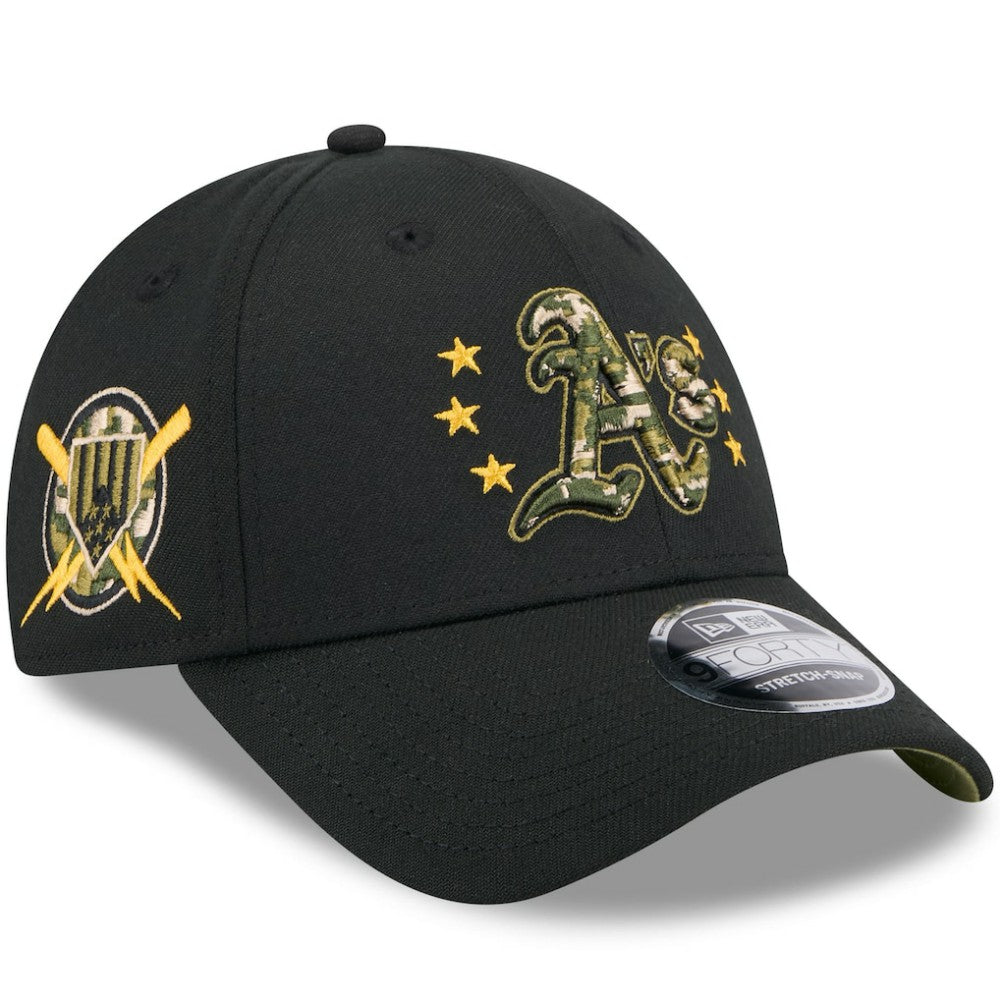Athletics New Era 2024 Armed Forces Day 9FORTY Adjustable Hat - MLB Hats