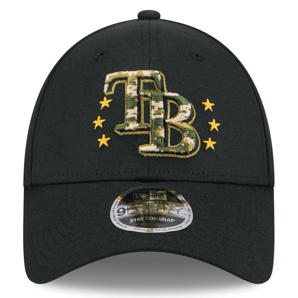 Tampa Bay Rays New Era 2024 Armed Forces Day 9FORTY Adjustable Hat - MLB Hats