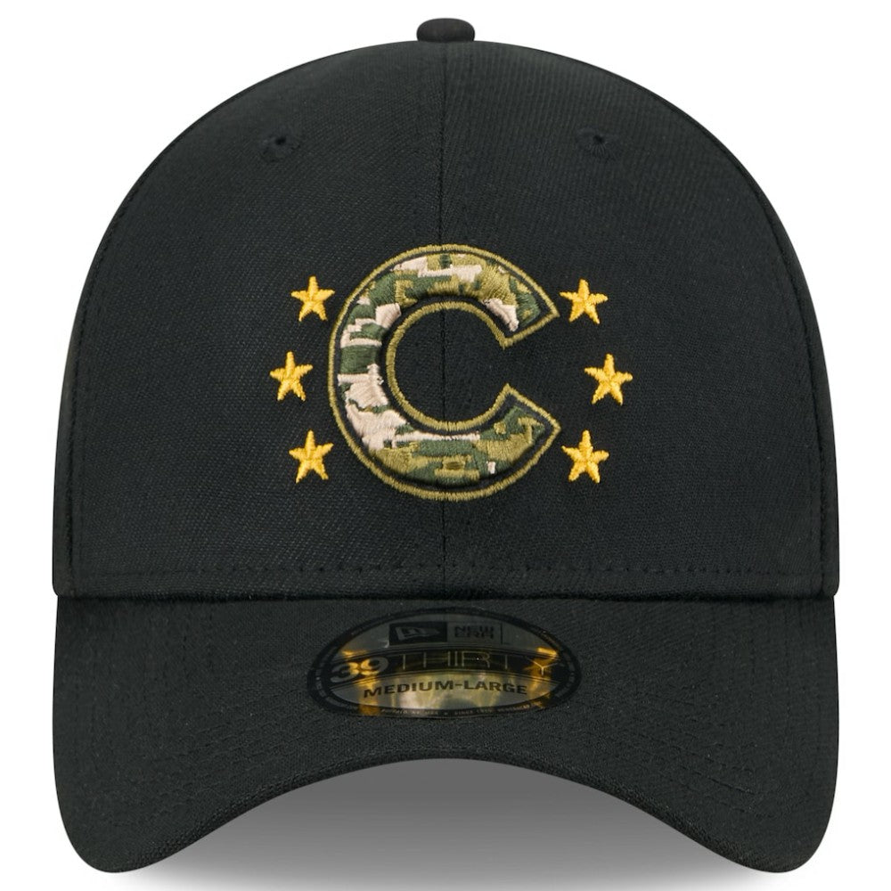 Chicago Cubs New Era 2024 Armed Forces Day 39THIRTY Flex Hat - MLB Hats