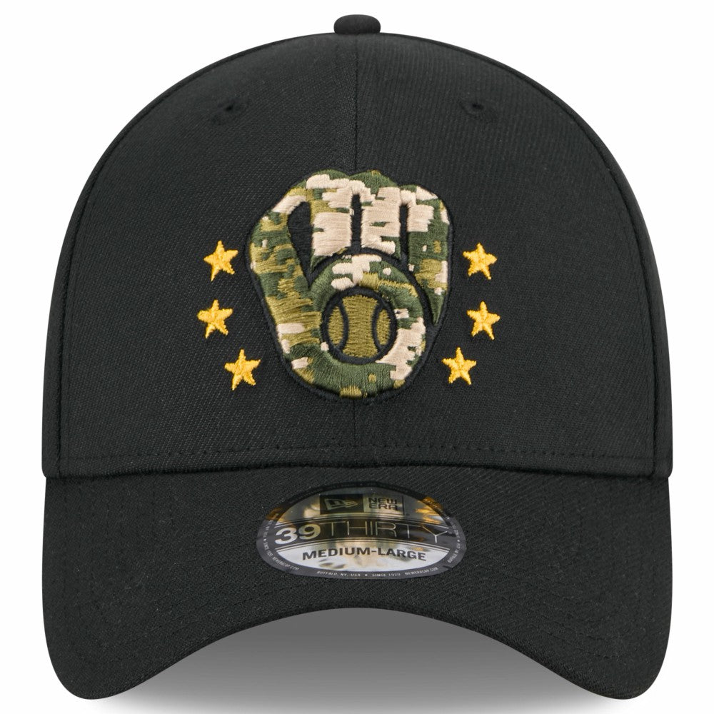 Milwaukee Brewers New Era 2024 Armed Forces Day 39THIRTY Flex Hat - MLB Hats