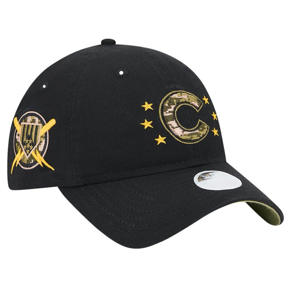 Chicago Cubs New Era Women's 2024 Armed Forces Day 9TWENTY Adjustable Hat - MLB Hats
