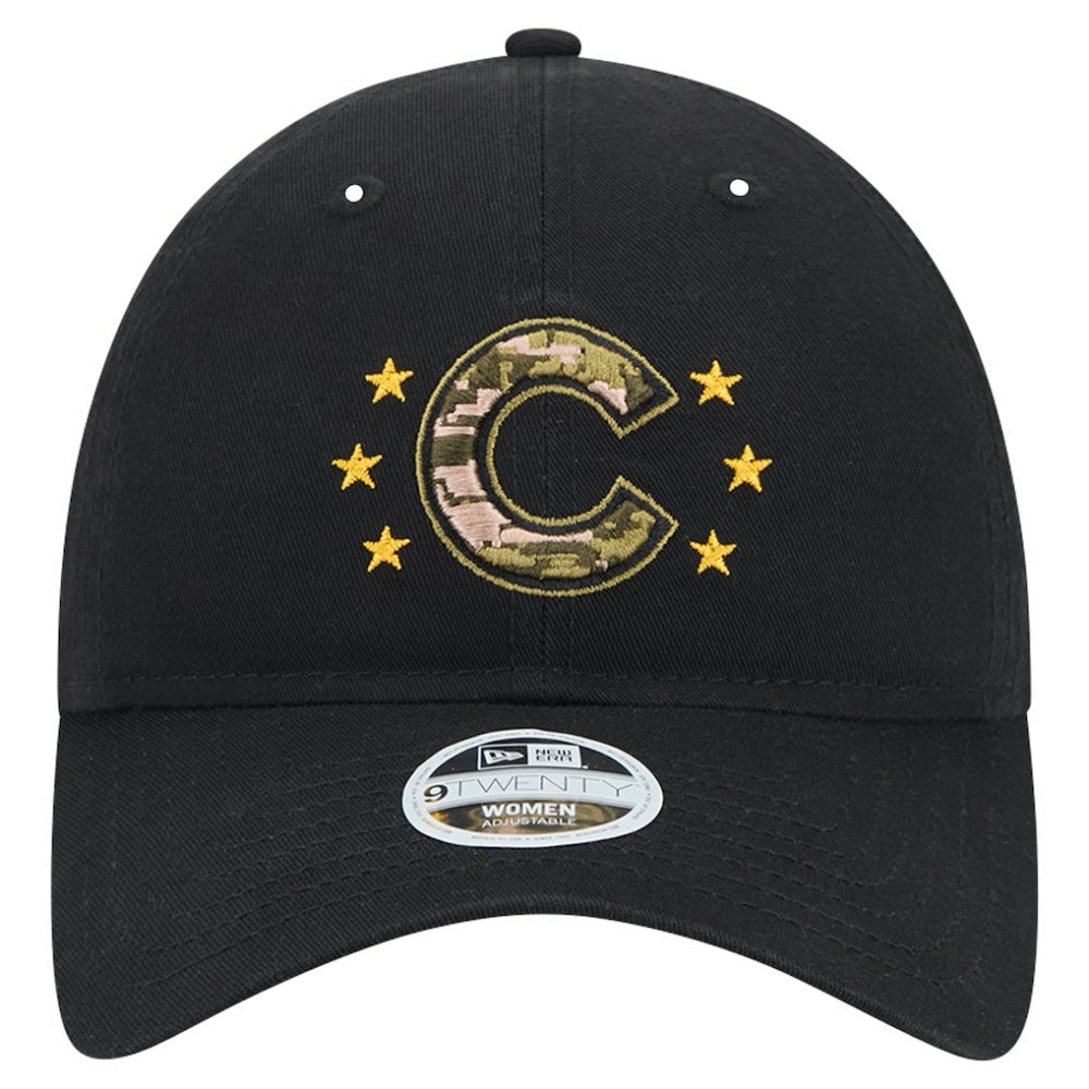 Chicago Cubs New Era Women's 2024 Armed Forces Day 9TWENTY Adjustable Hat - MLB Hats