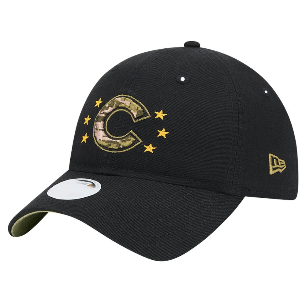 Chicago Cubs New Era Women's 2024 Armed Forces Day 9TWENTY Adjustable Hat - MLB Hats