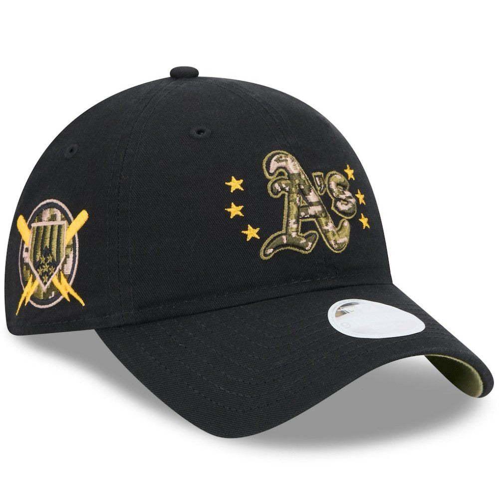 Athletics New Era Women's 2024 Armed Forces Day 9TWENTY Adjustable Hat - MLB Hats
