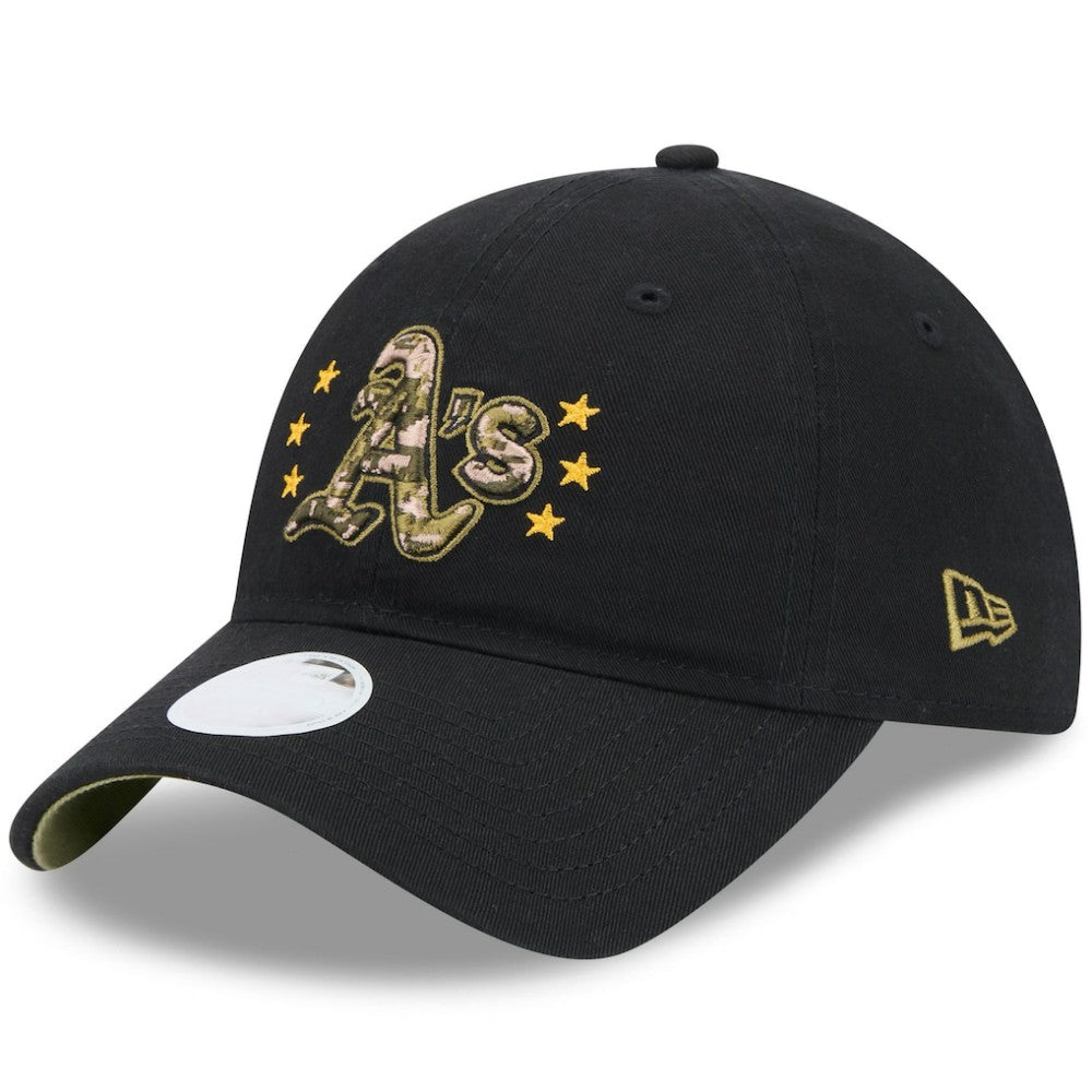 Athletics New Era Women's 2024 Armed Forces Day 9TWENTY Adjustable Hat - MLB Hats