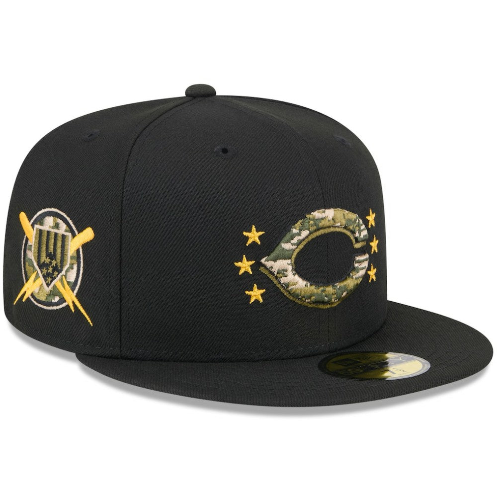Cincinnati Reds New Era 2024 Armed Forces Day On-Field 59FIFTY Fitted Hat - MLB Hats