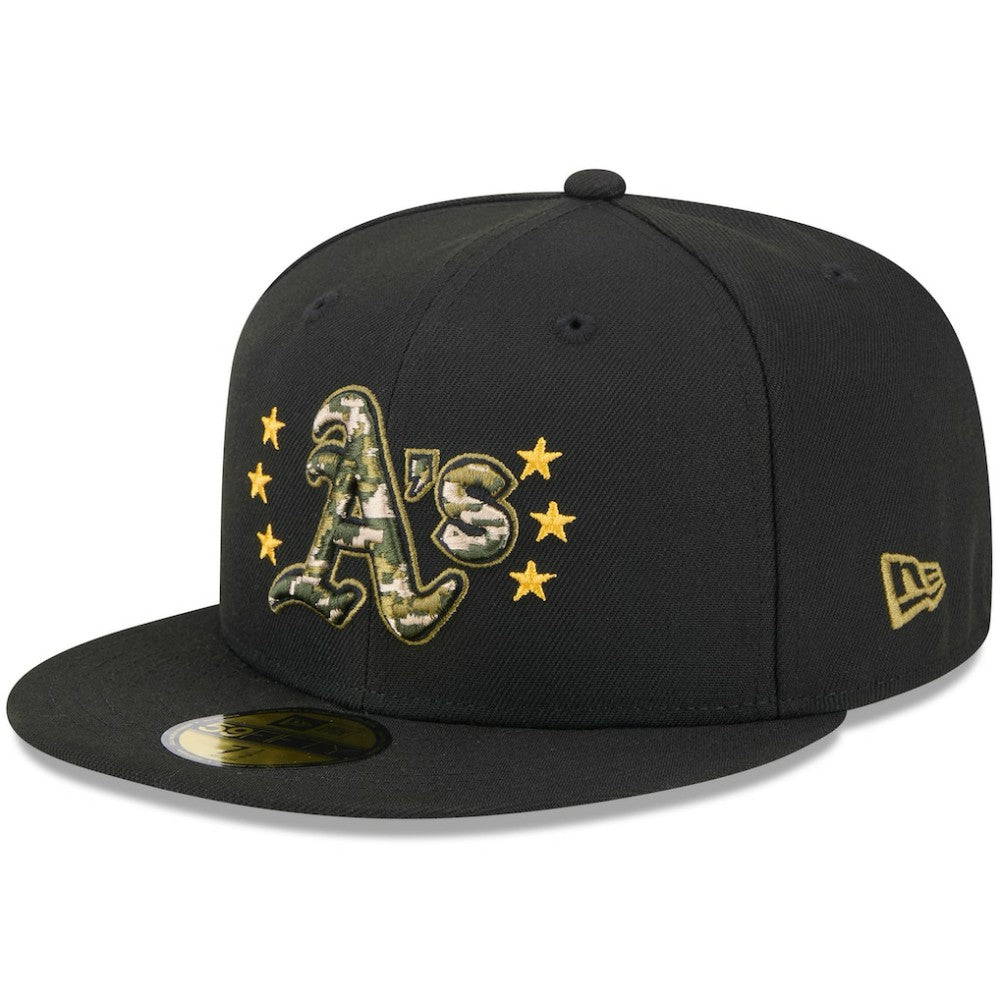 Athletics New Era 2024 Armed Forces Day On-Field 59FIFTY Fitted Hat - MLB Hats