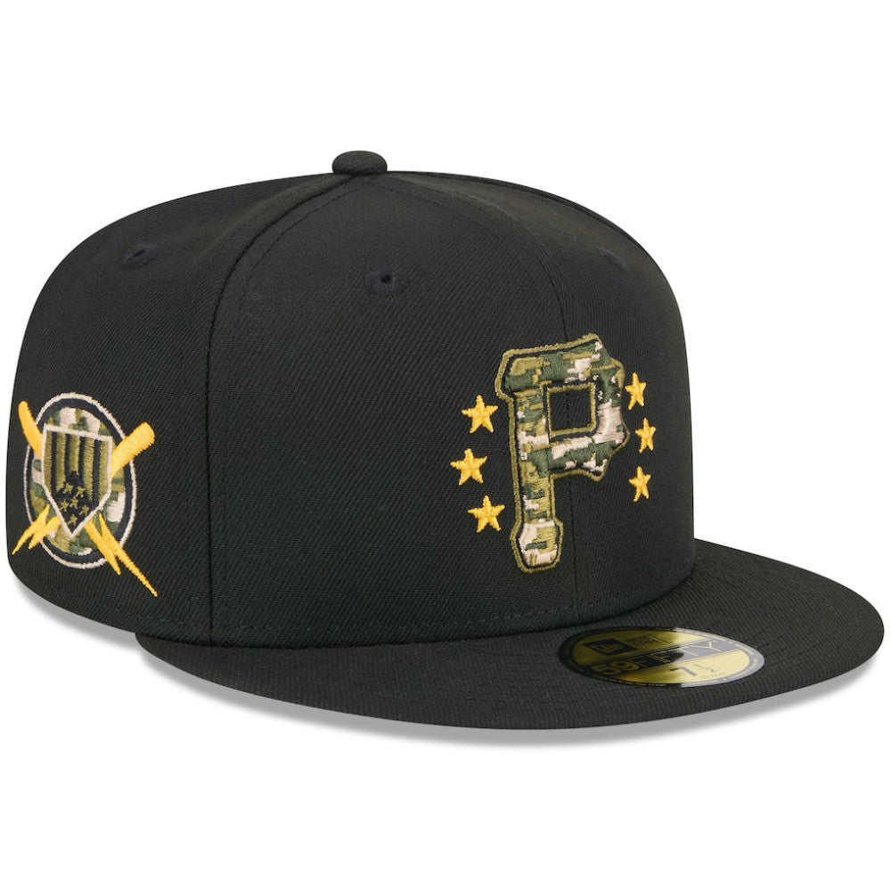 Pittsburgh Pirates New Era 2024 Armed Forces Day On-Field 59FIFTY Fitted Hat - MLB Hats