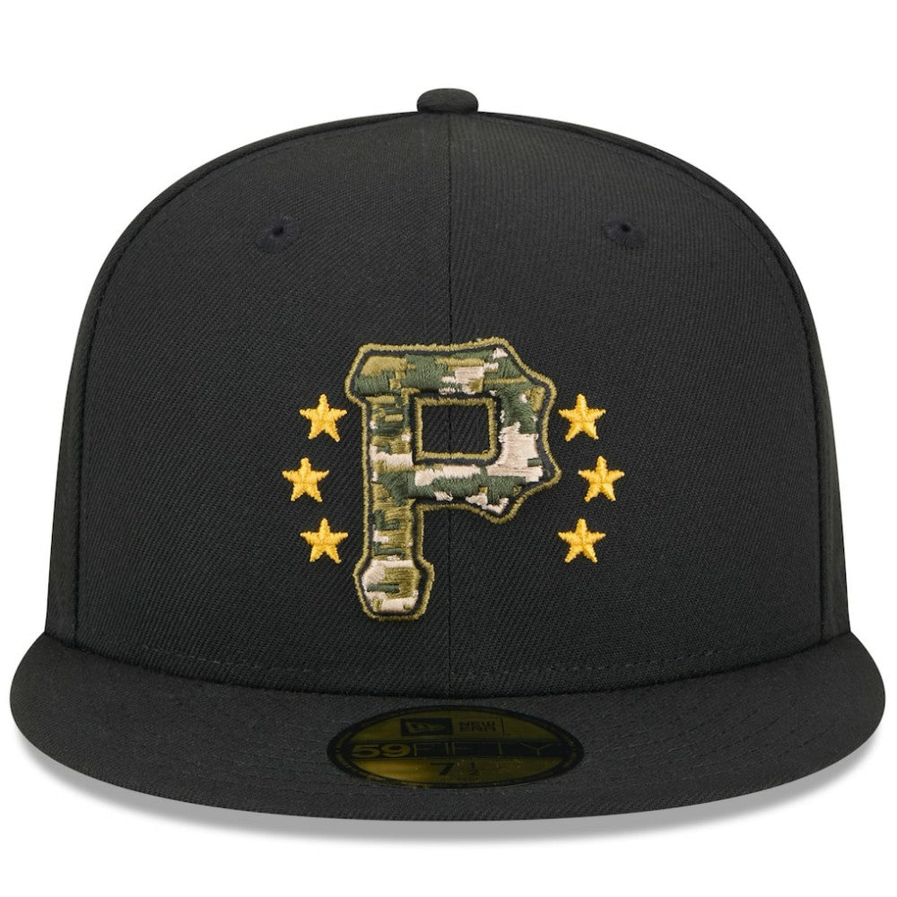 Pittsburgh Pirates New Era 2024 Armed Forces Day On-Field 59FIFTY Fitted Hat - MLB Hats