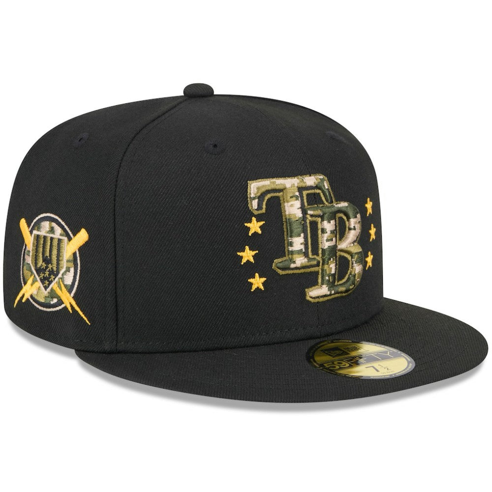 Tampa Bay Rays New Era 2024 Armed Forces Day On-Field 59FIFTY Fitted Hat - MLB Hats