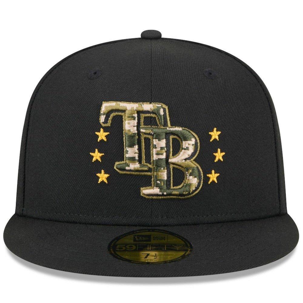 Tampa Bay Rays New Era 2024 Armed Forces Day On-Field 59FIFTY Fitted Hat - MLB Hats