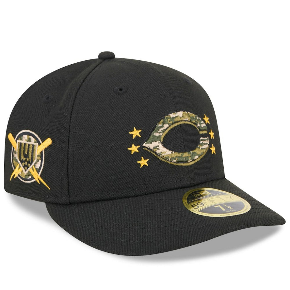 Cincinnati Reds New Era 2024 Armed Forces Day Low Profile 59FIFTY Fitted Hat - MLB Hats