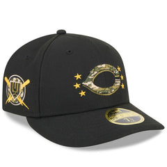 Cincinnati Reds New Era 2024 Armed Forces Day Low Profile 59FIFTY Fitted Hat - MLB Hats
