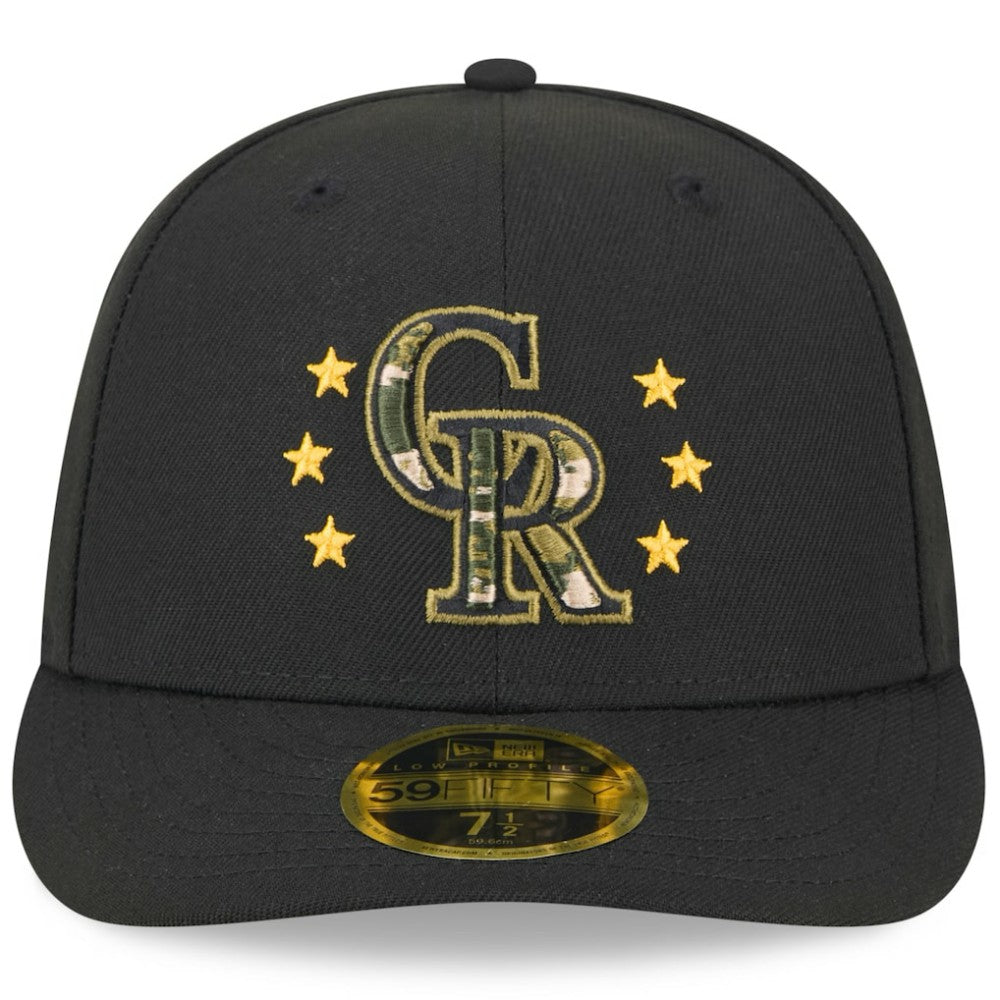 Colorado Rockies New Era 2024 Armed Forces Day Low Profile 59FIFTY Fitted Hat - MLB Hats