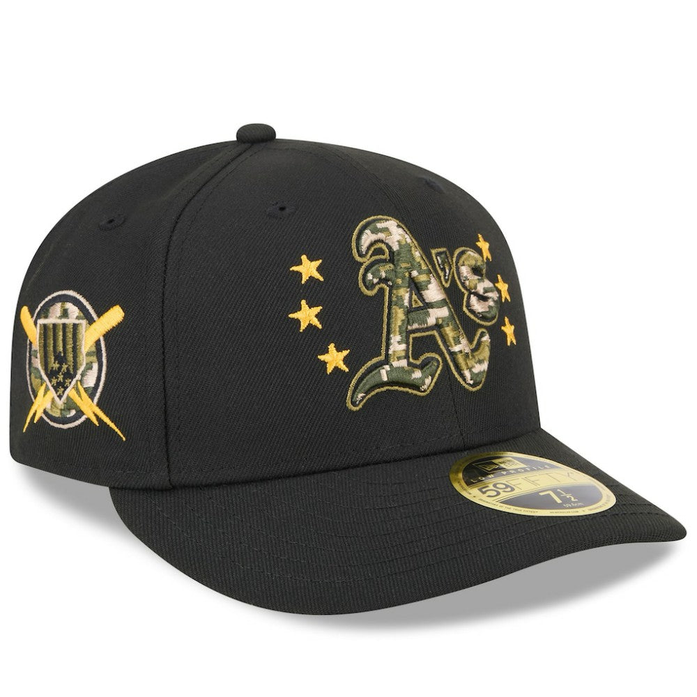 Athletics New Era 2024 Armed Forces Day Low Profile 59FIFTY Fitted Hat - MLB Hats