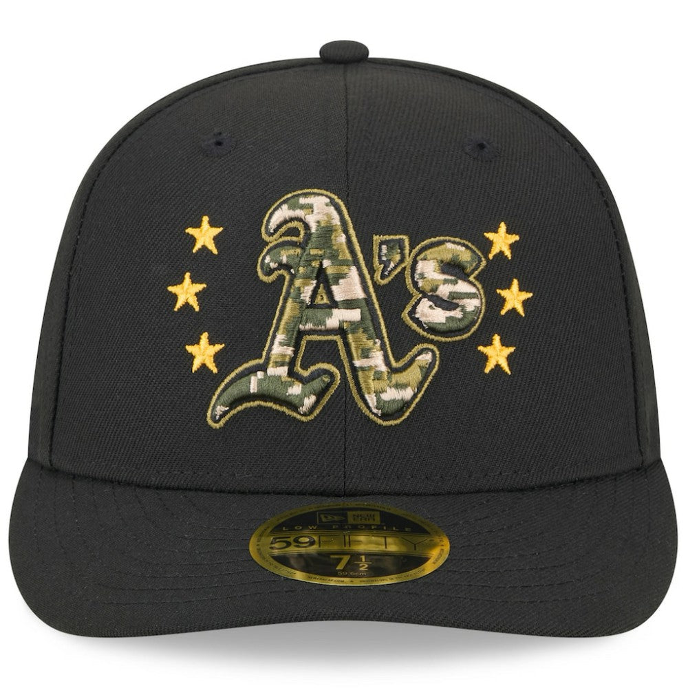 Athletics New Era 2024 Armed Forces Day Low Profile 59FIFTY Fitted Hat - MLB Hats