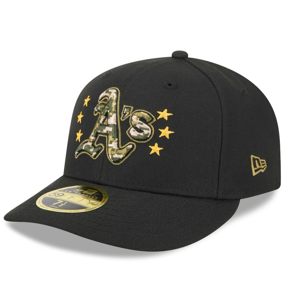 Athletics New Era 2024 Armed Forces Day Low Profile 59FIFTY Fitted Hat - MLB Hats