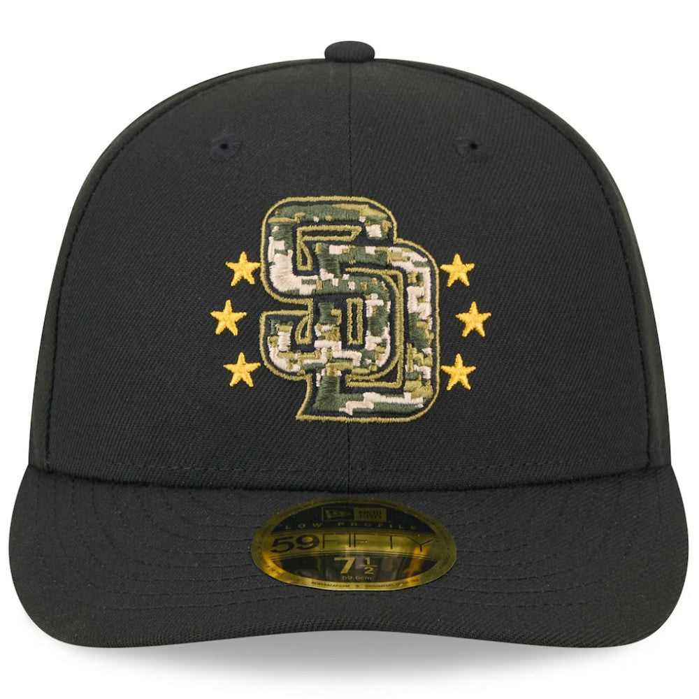 San Diego Padres New Era 2024 Armed Forces Day Low Profile 59FIFTY Fitted Hat - MLB Hats