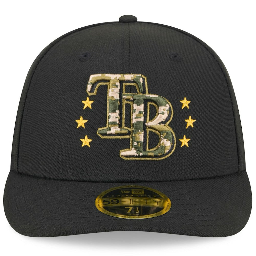 Tampa Bay Rays New Era 2024 Armed Forces Day Low Profile 59FIFTY Fitted Hat - MLB Hats