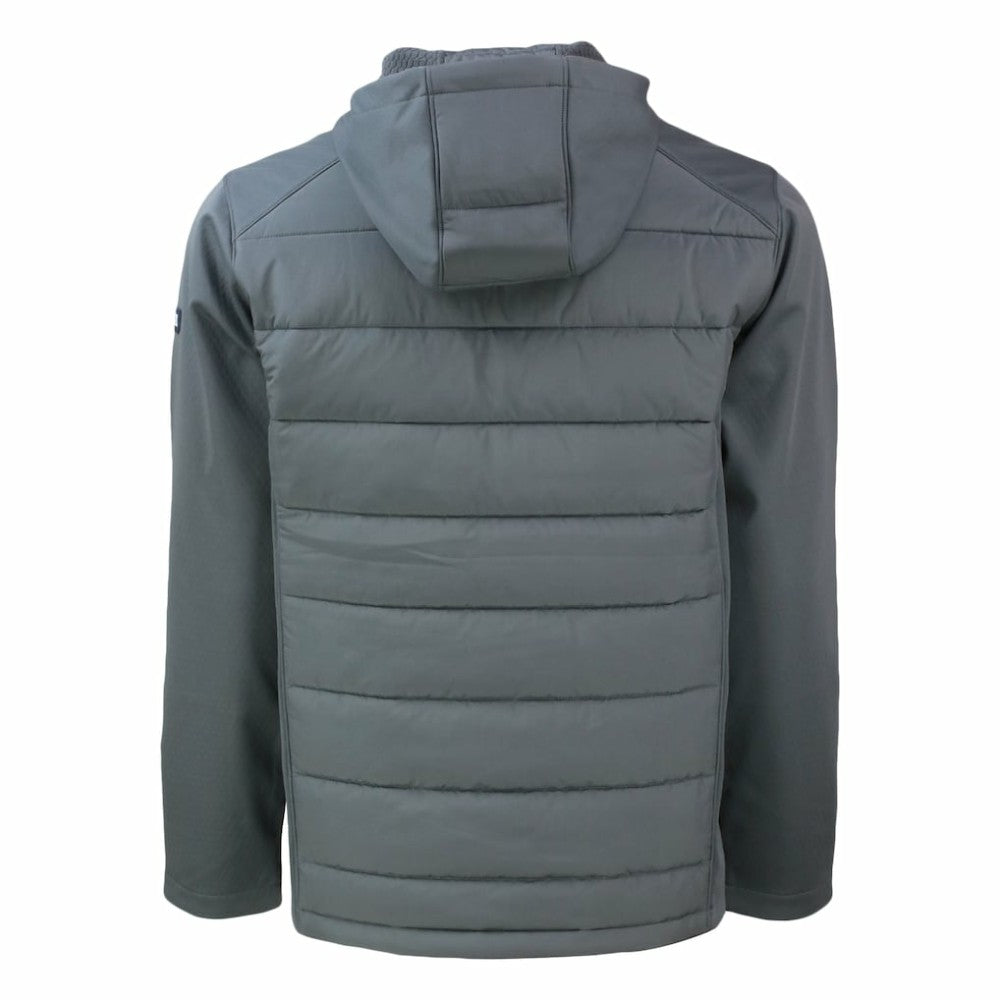 New York Yankees Cutter & Buck Evoke Hybrid Eco Softshell Recycled Full-Zip Hoodie - MLB Hoodies