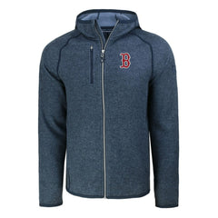 Boston Red Sox Cutter & Buck Mainsail Full-Zip Hooded Jacket - MLB Jackets