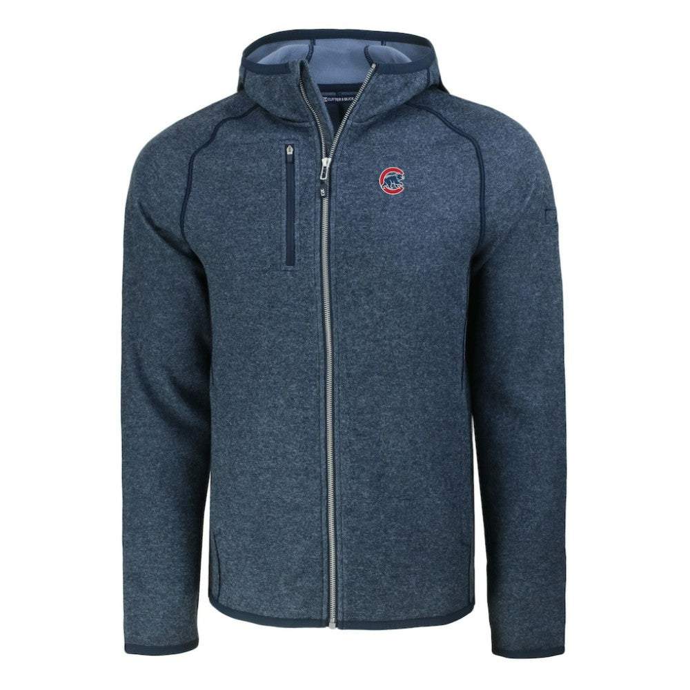 Chicago Cubs Cutter & Buck Mainsail Full-Zip Hooded Jacket - MLB Jackets
