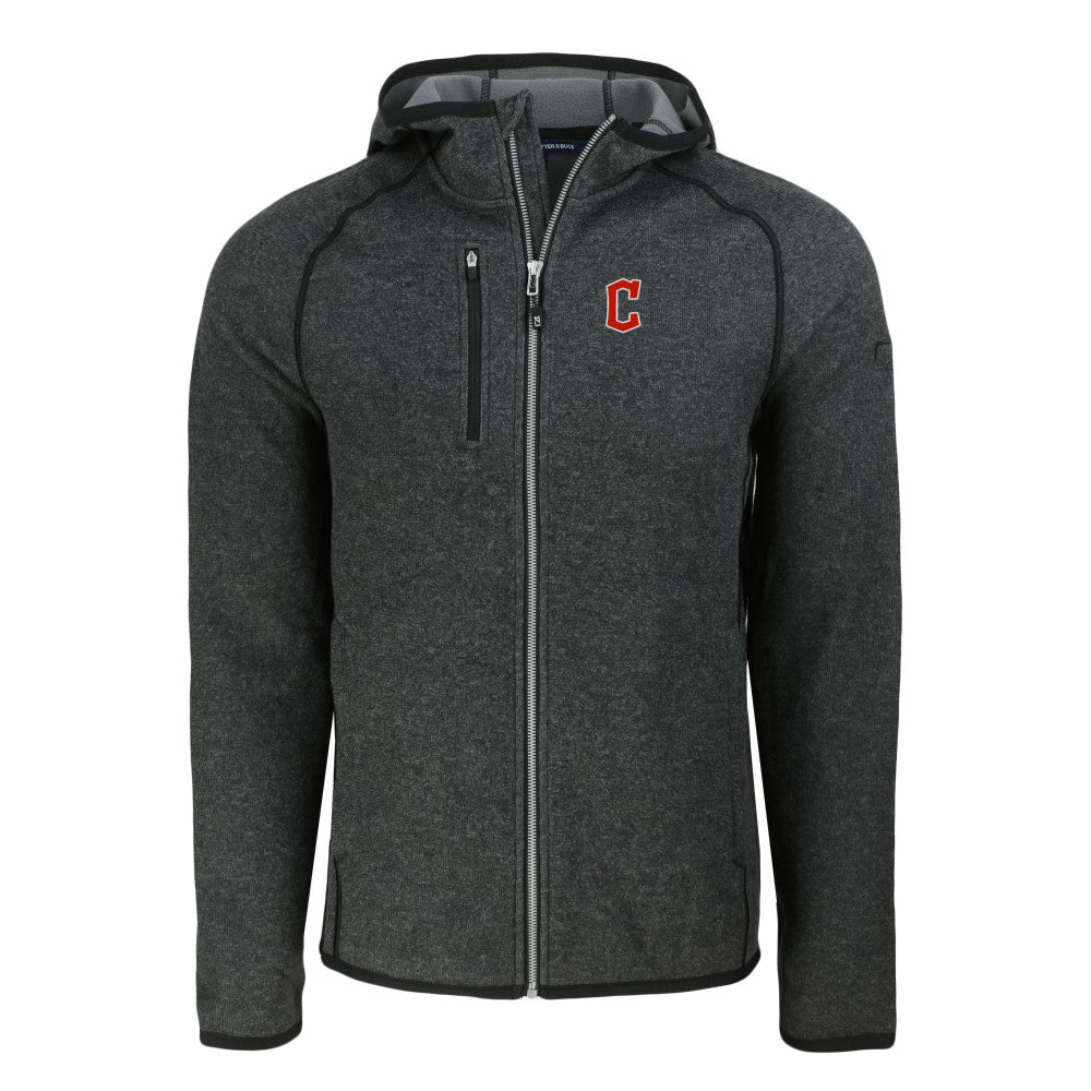 Cleveland Guardians Cutter & Buck Mainsail Full-Zip Hooded Jacket - MLB Jackets