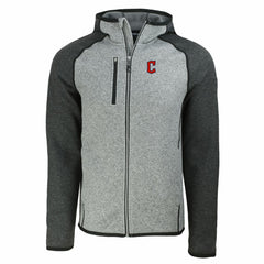 Cleveland Guardians Cutter & Buck Mainsail Full-Zip Hooded Jacket - MLB Jackets