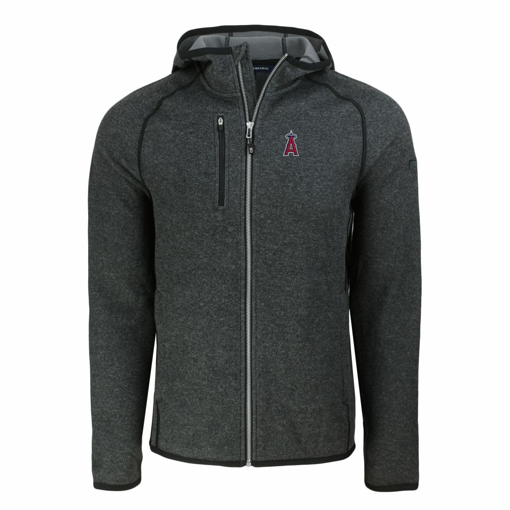 Los Angeles Angels Cutter & Buck Mainsail Full-Zip Hooded Jacket - MLB Jackets