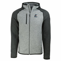 Miami Marlins Cutter & Buck Mainsail Full-Zip Hooded Jacket - MLB Jackets