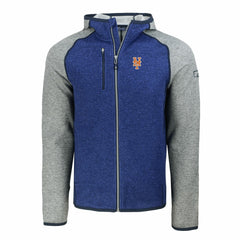 New York Mets Cutter & Buck Mainsail Full-Zip Hooded Jacket - MLB Jackets