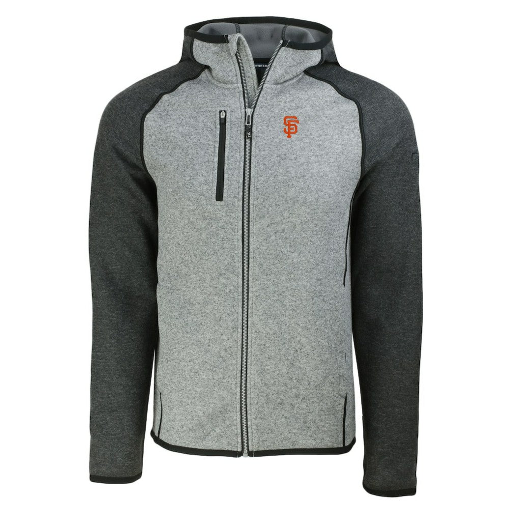 San Francisco Giants Cutter & Buck Mainsail Full-Zip Hooded Jacket - MLB Jackets
