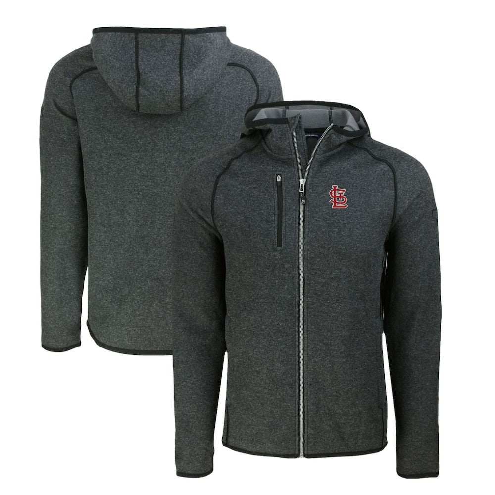 St. Louis Cardinals Cutter & Buck Mainsail Full-Zip Hooded Jacket - MLB Jackets