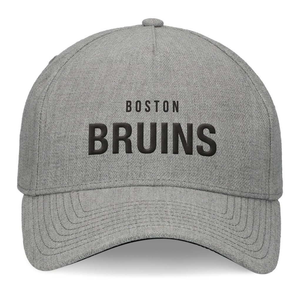 Boston Bruins Fanatics Elements A-Frame Leather Strapback Hat -  NHL Hats