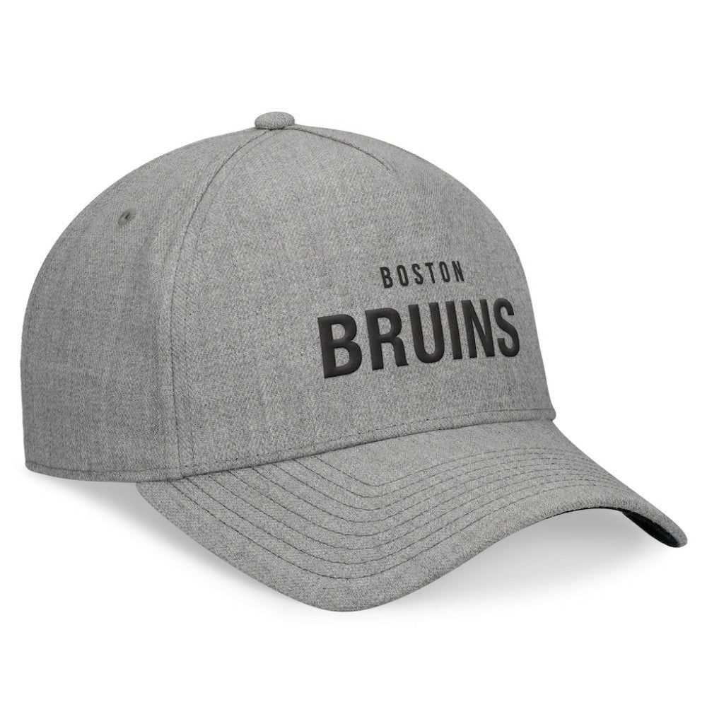 Boston Bruins Fanatics Elements A-Frame Leather Strapback Hat -  NHL Hats