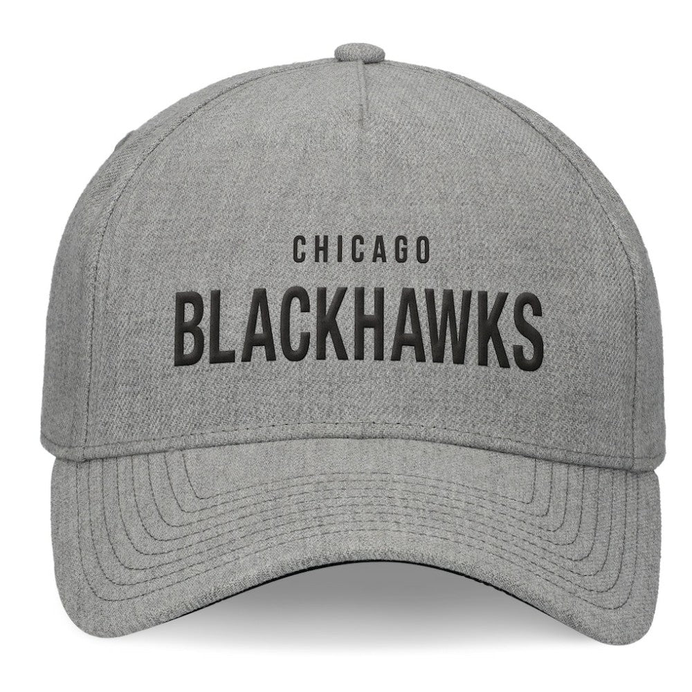 Chicago Blackhawks Fanatics Elements A-Frame Leather Strapback Hat -  NHL Hats