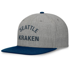 Seattle Kraken Fanatics Elements Flat Brim Leather Strapback Hat -  NHL Hats