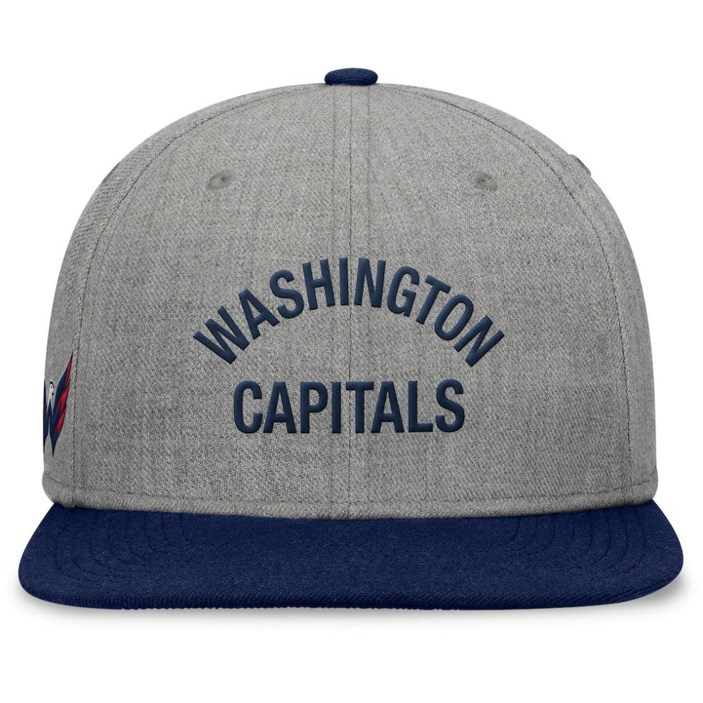 Washington Capitals Fanatics Elements Flat Brim Leather Strapback Hat -  NHL Hats
