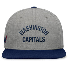 Washington Capitals Fanatics Elements Flat Brim Leather Strapback Hat -  NHL Hats