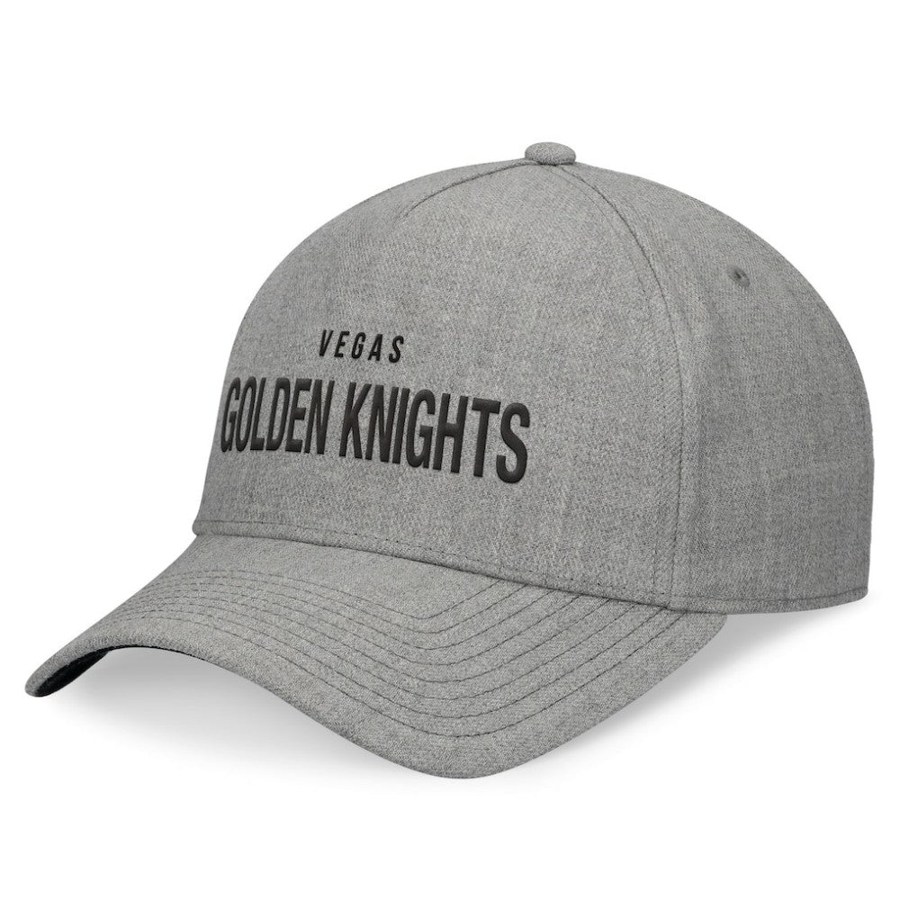 Vegas Golden Knights Fanatics Elements A-Frame Leather Strapback Hat -  NHL Hats