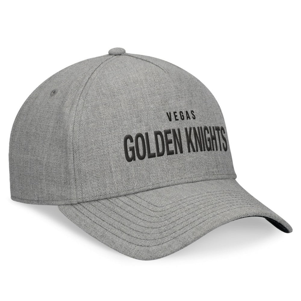 Vegas Golden Knights Fanatics Elements A-Frame Leather Strapback Hat -  NHL Hats