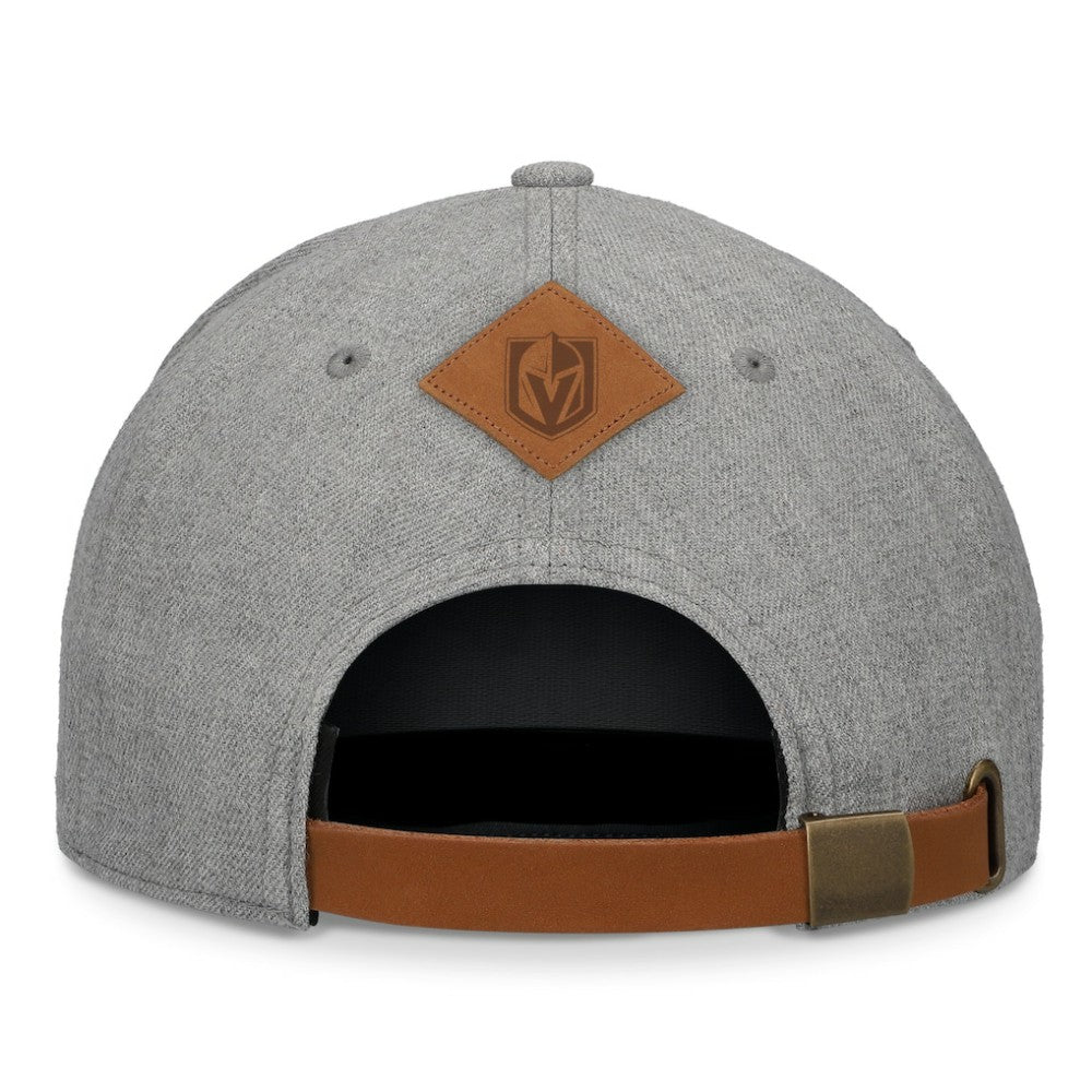 Vegas Golden Knights Fanatics Elements A-Frame Leather Strapback Hat -  NHL Hats